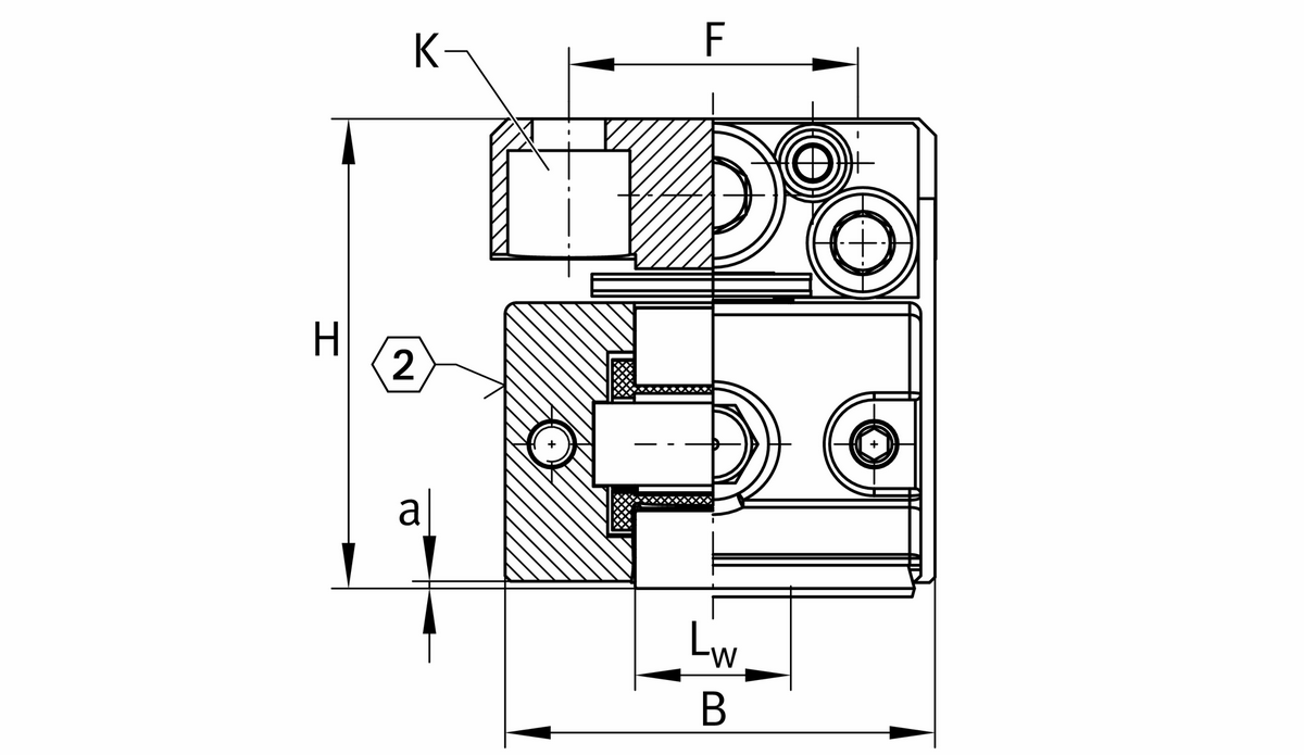Роликовая линейная опора качения INA RUSV60206-KS