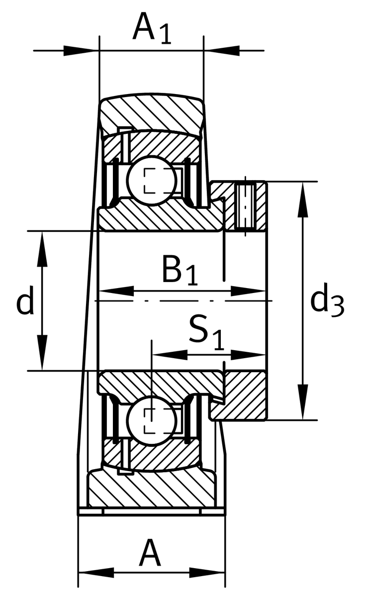 Узел стационарного корпуса PASE30-XL-N