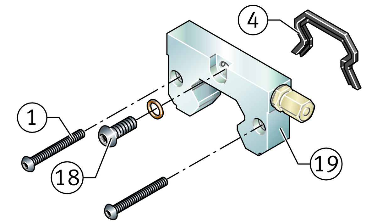 Набор принадлежностей INA KIT.RWU65-E-A-OS-611