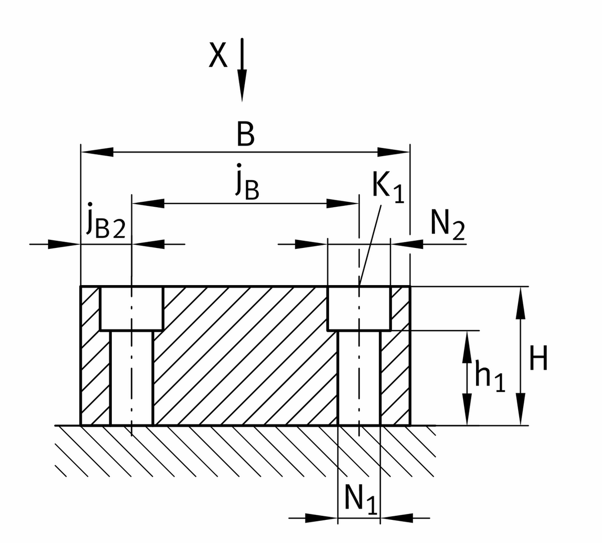 Направляющие рельсы с тремя дорожками качения INA UZ6628