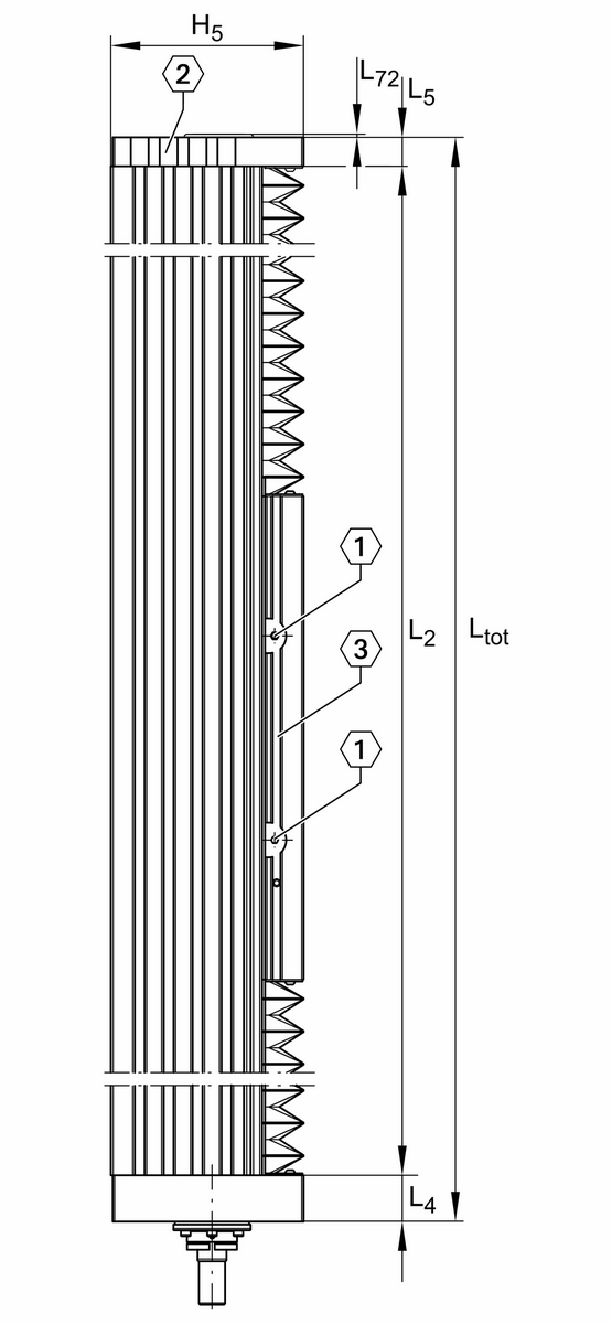 Модуль линейного перемещения INA MDKUSE25-365-KGT/10-F-2SPU-WN2-N