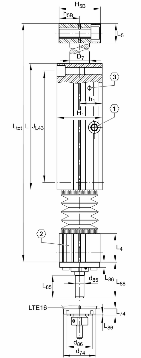 Стол линейного перемещения INA LTE20-130-B-KGT1605-M-0