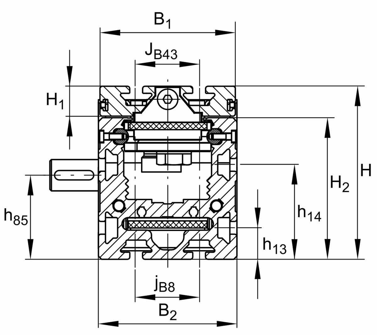 Модуль линейного перемещения INA MLFI50-250-C-LN-ZR-W2-N-FA517.2