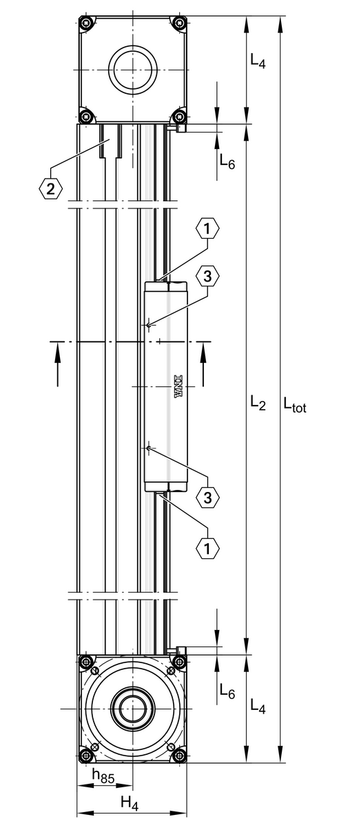 Модуль линейного перемещения INA MLF32-155-ZR