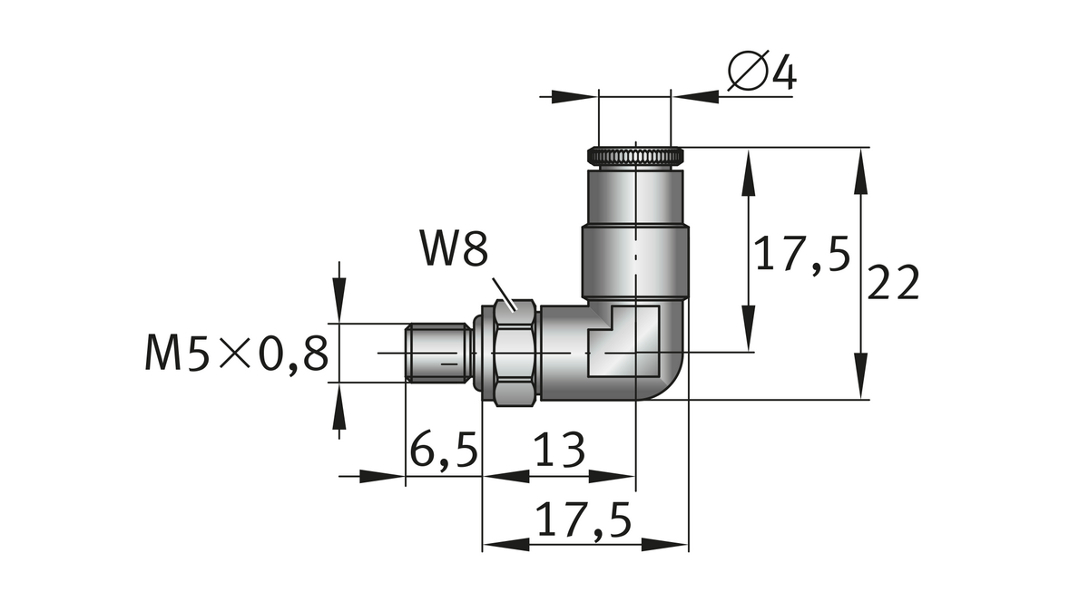 Адаптер смазки INA S44