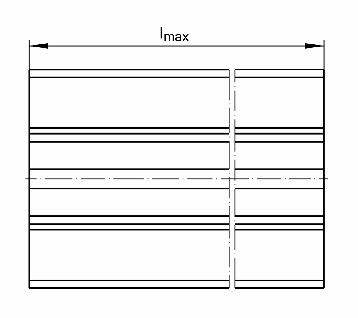 Направляющий рельс INA LFS32-M