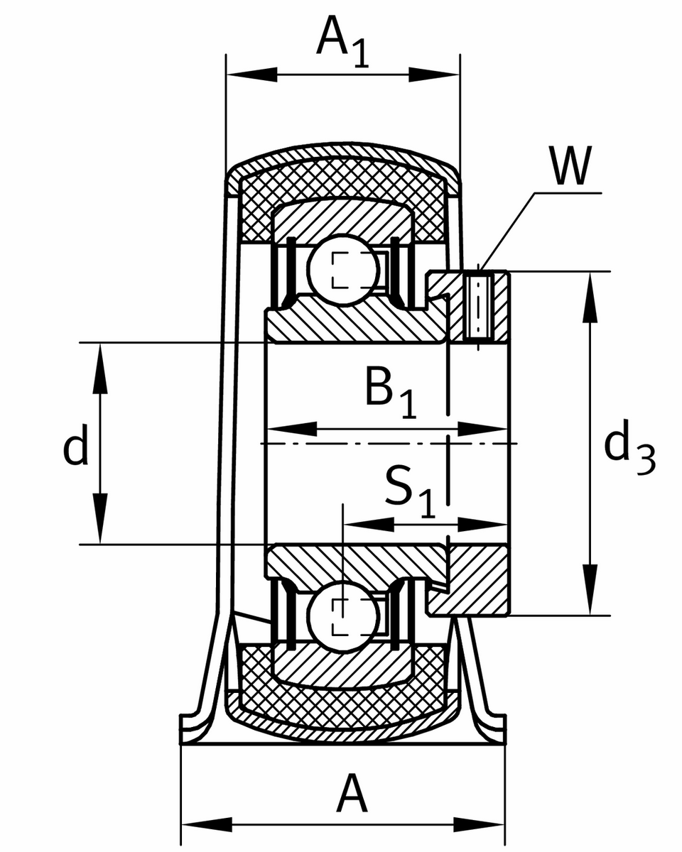 Узел стационарного корпуса RPB20-XL (RPB20)