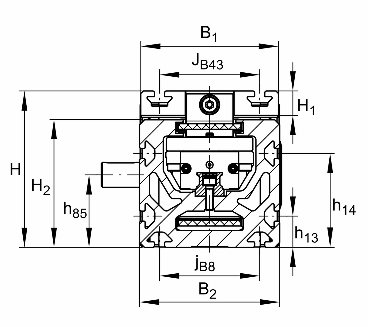 Модуль линейного перемещения INA MKUVE25-500-HS-ZR