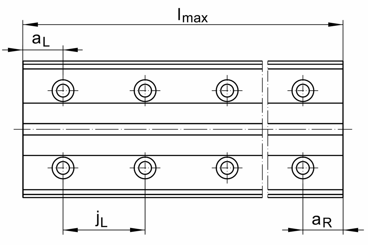 Направляющий рельс INA LFS120