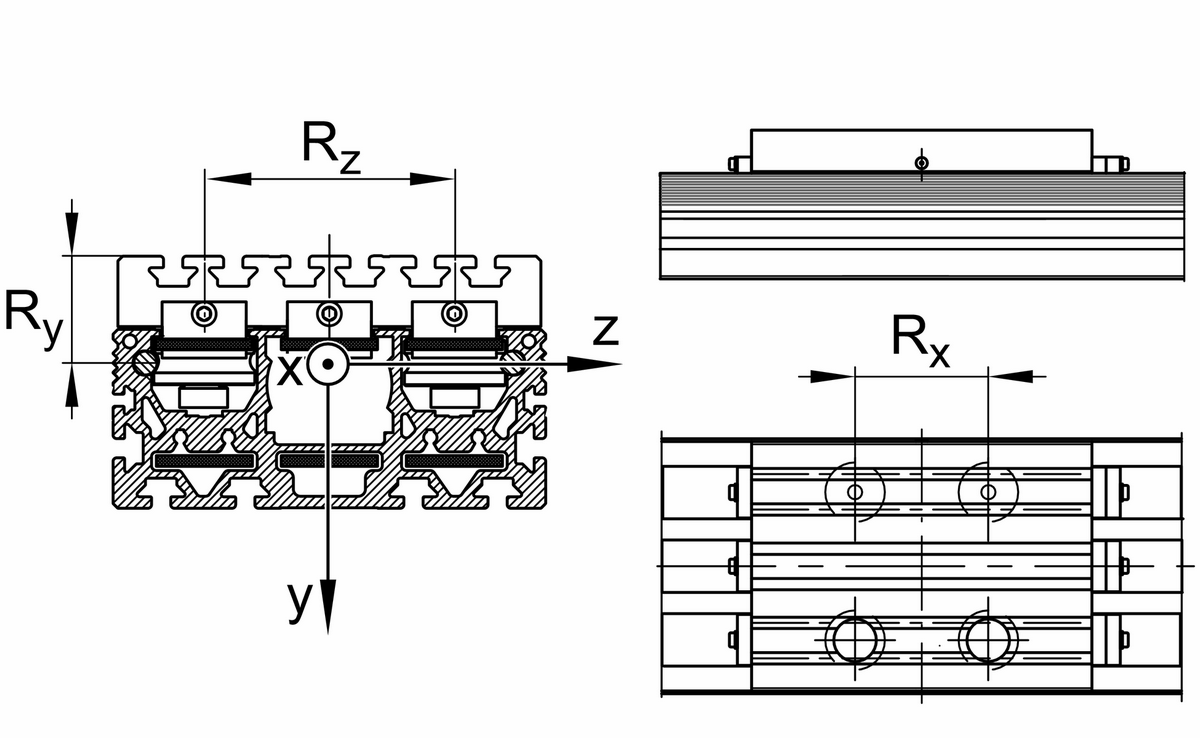 Модуль линейного перемещения INA MLFI140-240-3ZR-N-FA517.1