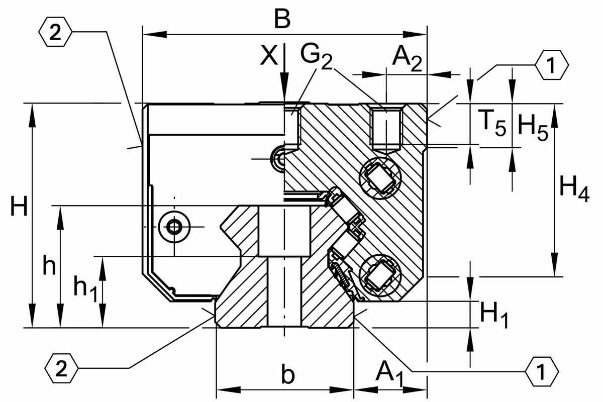 Каретка роликовой линейной направляющей качения с циркуляцией INA RWU25-E-HL