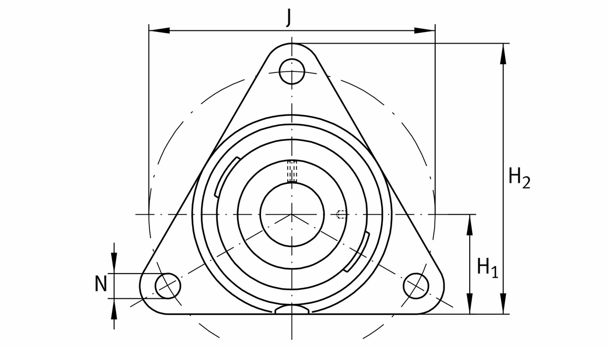 Фланцевый корпус INA PCFTR20-XL (PCFTR20)
