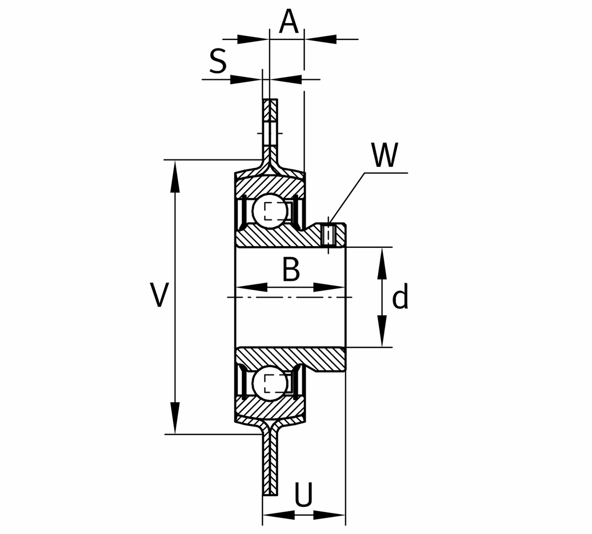 Фланцевый корпус INA RAY20-XL (RAY20)