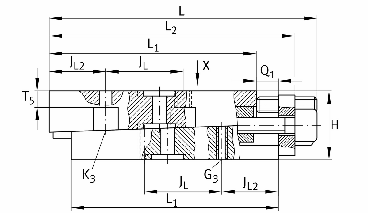 Регулировочный клин INA VUSZ12044-A