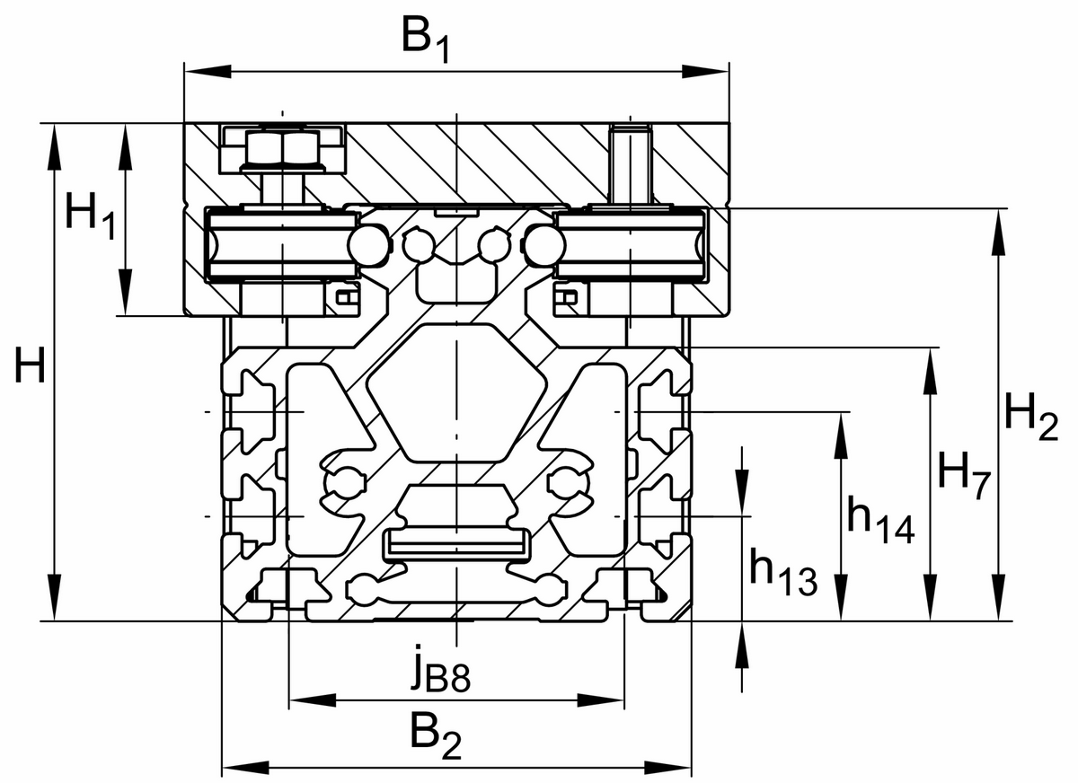 Модуль линейного перемещения INA MLF32-155-ZR