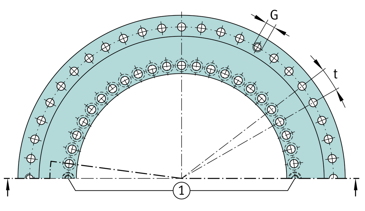 Упорно-радиальный роликоподшипник INA YRTSM200