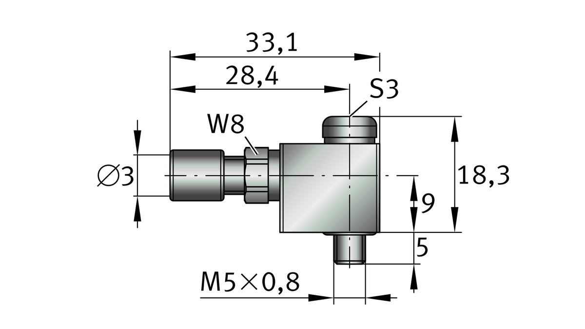 Адаптер смазки INA S46