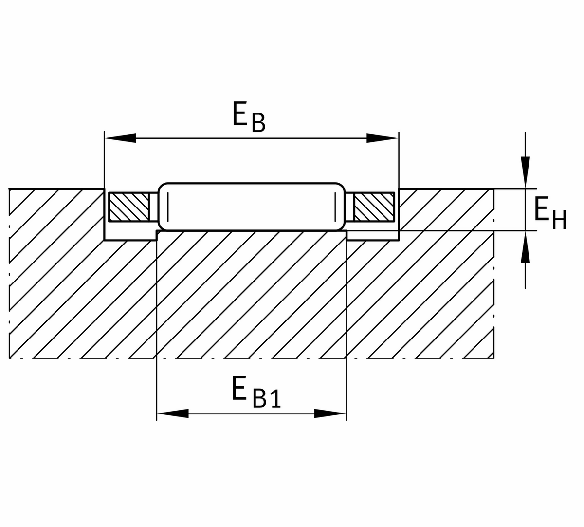 Линейные плоские подшипники INA BF12040