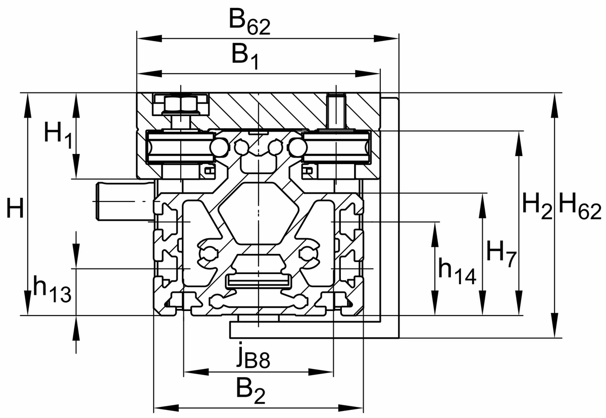 Модуль линейного перемещения INA MKLF32-300-ZR