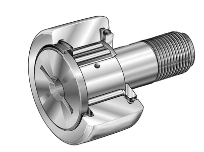 Игольчатый опорный ролик с цапфой INA KR16-PP
