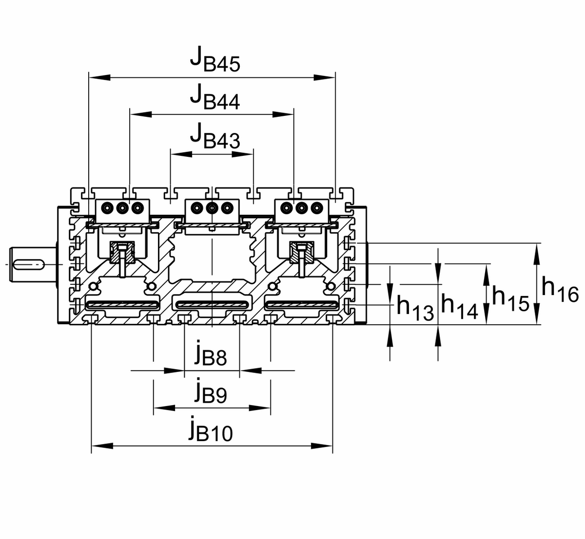 Модуль линейного перемещения INA MDKUVE35-500-3ZR-N