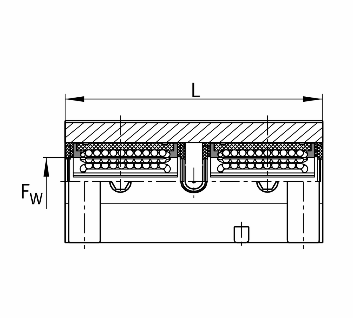 Узел с шарикоподшипником для линейного перемещения INA KTSG16-PP-AS