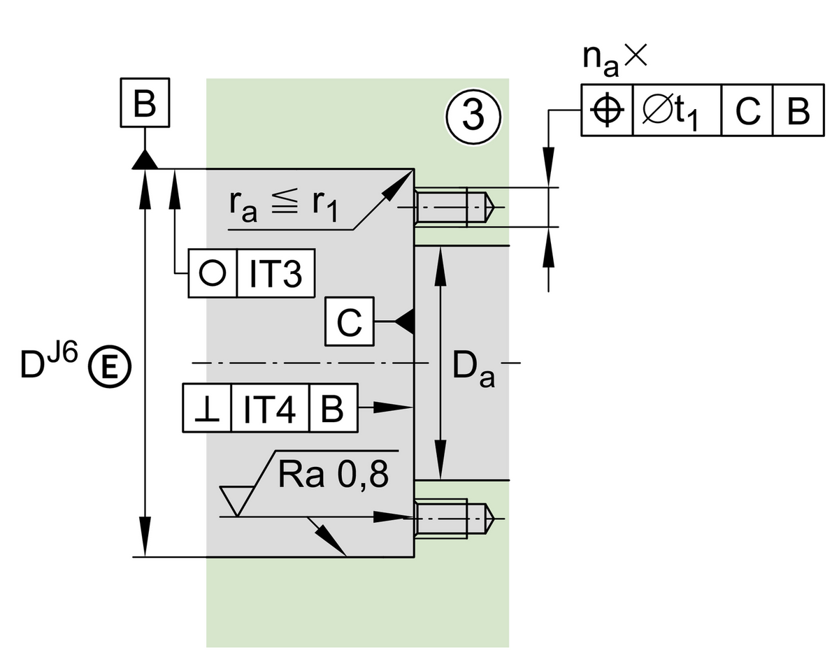 Комбинированный подшипник с короткими цилиндрическими и игольчатыми роликами INA ZARF50115-TV