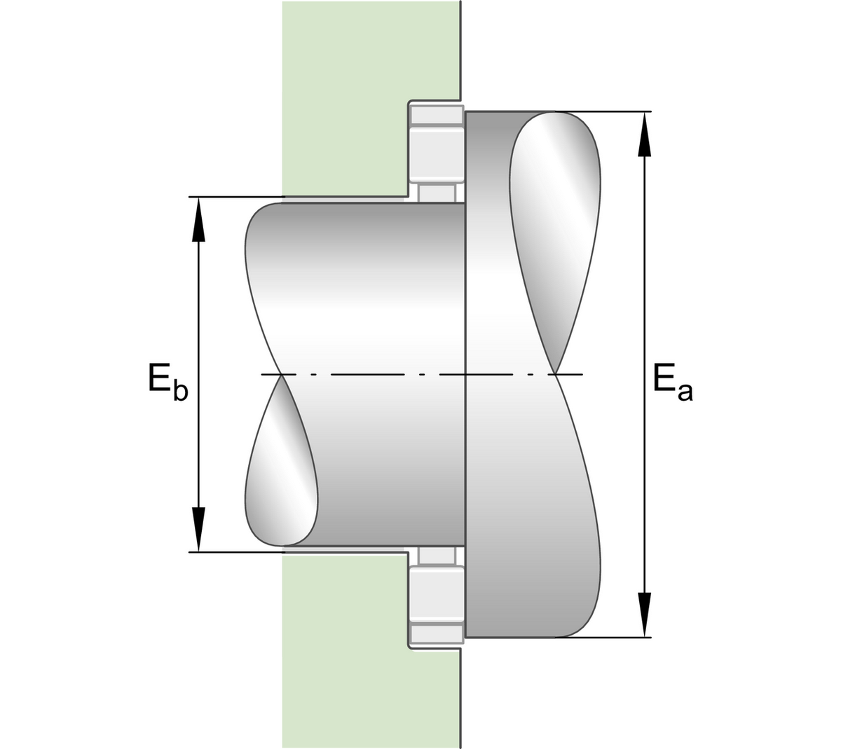 Упорный цилиндрический роликоподшипник без колец INA K81114-TV