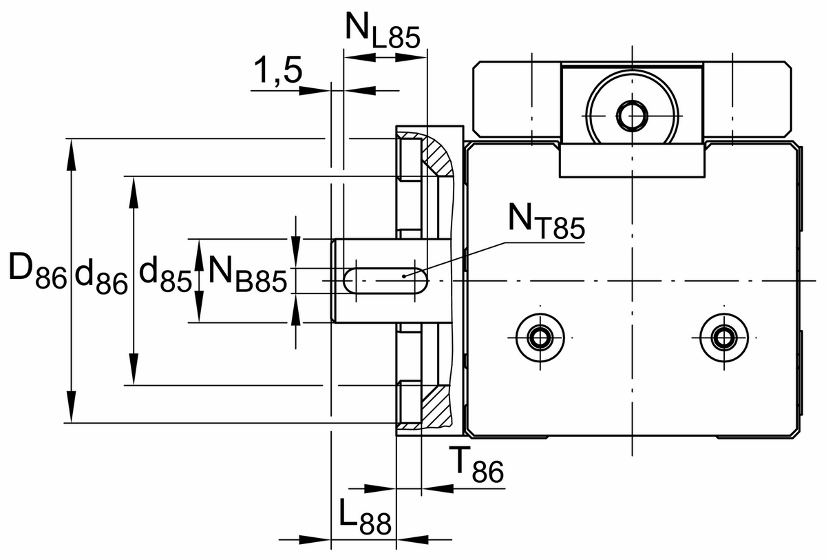 Модуль линейного перемещения INA MLFI20-130-ZR