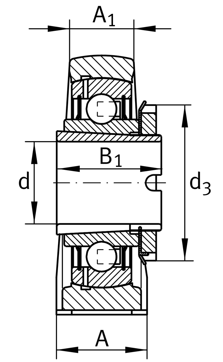 Узел стационарного корпуса RASEA25-XL-N (RASEA25-N)