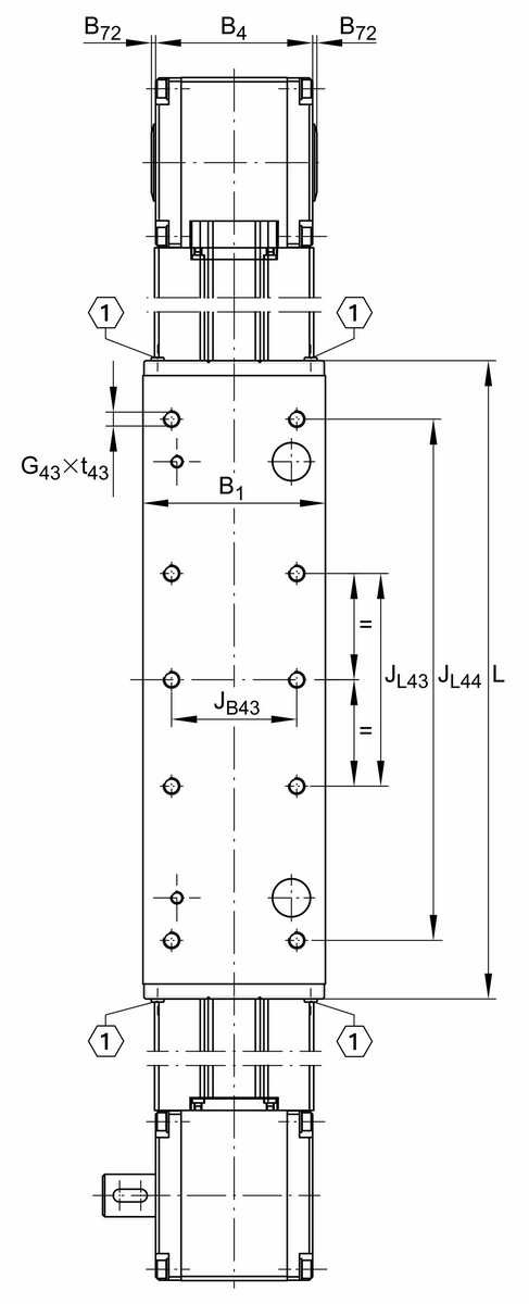 Модуль линейного перемещения INA MLF32-155-ZR