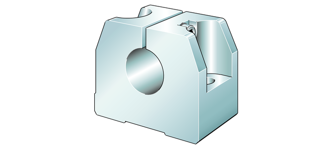 Опорный блок вала INA GWH16-B