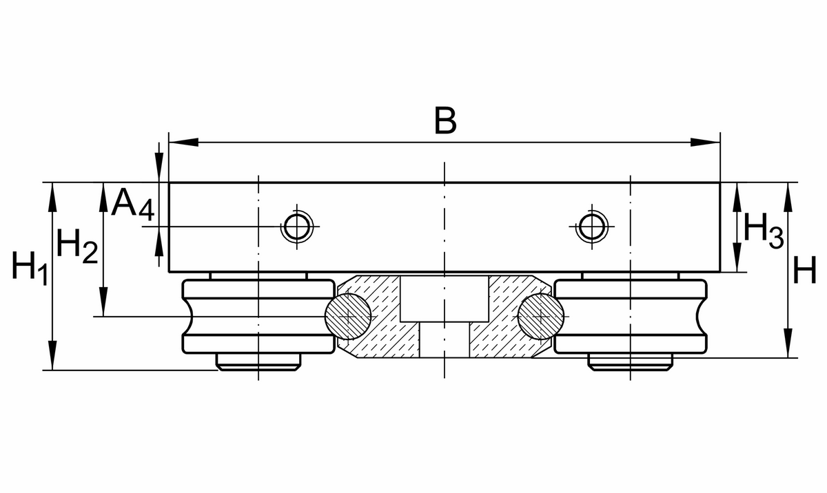 Каретка INA LFLL52-SF