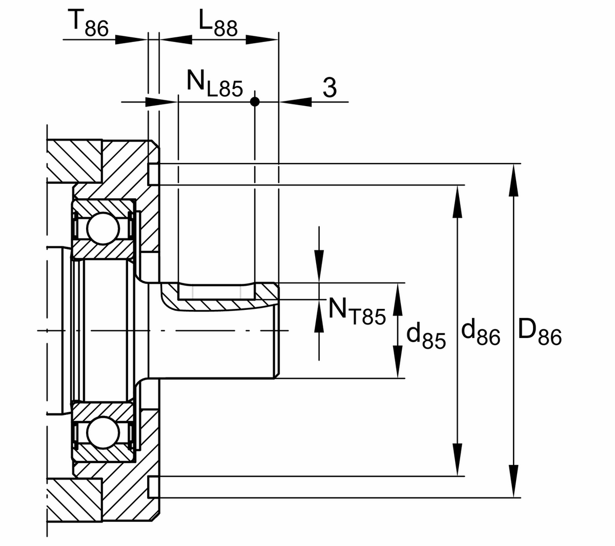 Модуль линейного перемещения INA MKLF32-300-ZR