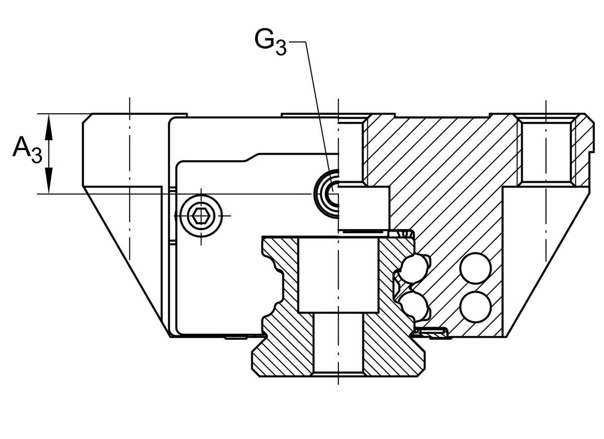 Шариковая линейная направляющая INA KUVE15-B