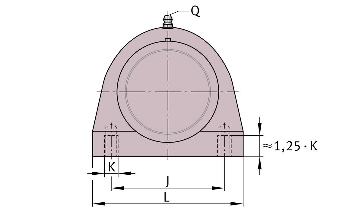 Узел стационарного корпуса RSHE40-TV-VA-FD