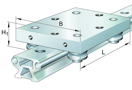 Каретка INA LFLL52-SF
