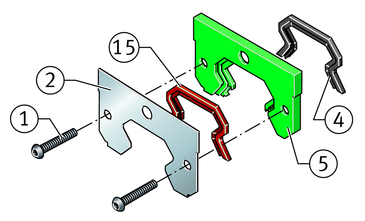 Набор принадлежностей INA KIT.RWU55-E-A-OS-350