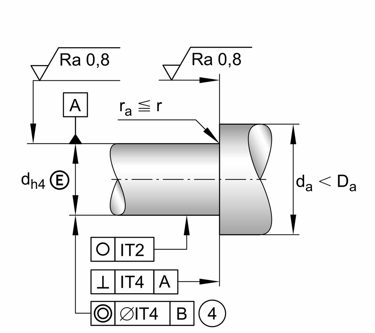 Упорно-радиальный шарикоподшипник INA ZKLFA0850-2RS
