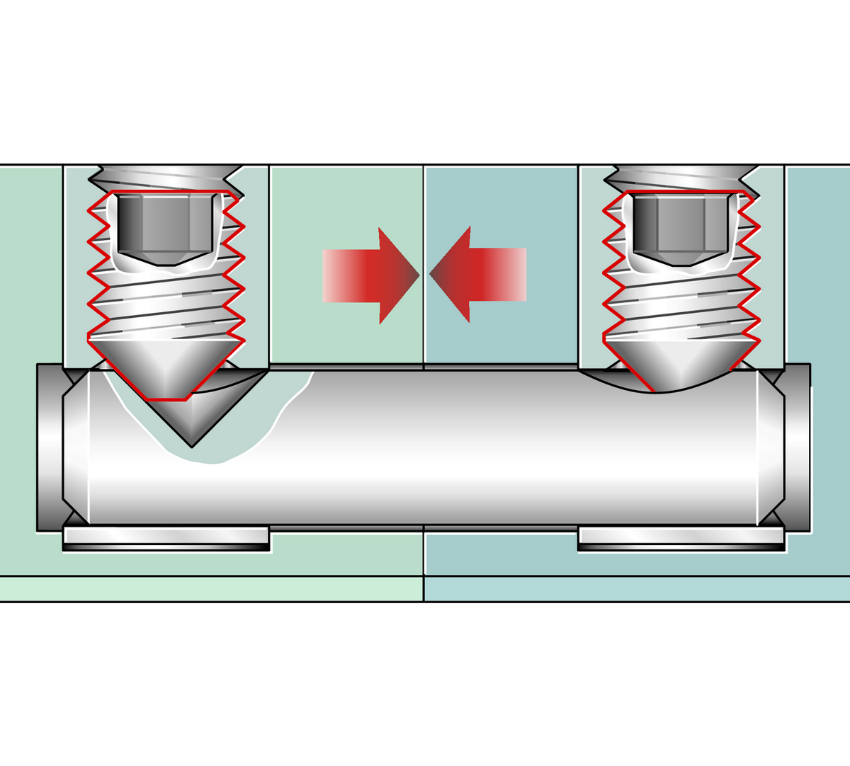 Соединительный элемент для направляющих рельсов INA LFS INA VBS42