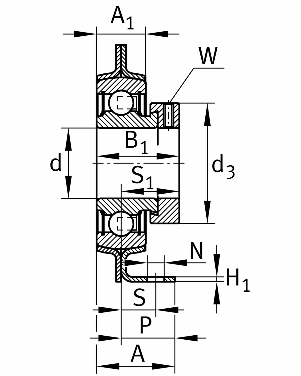 Узел стационарного корпуса PBS30-XL (PBS30)