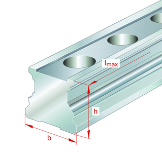 Профильный рельс INA TKVD55-B-ADE