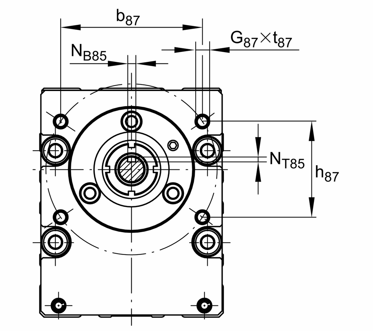 Модуль линейного перемещения INA MKKUVE20-200-KGT/5-FM-N