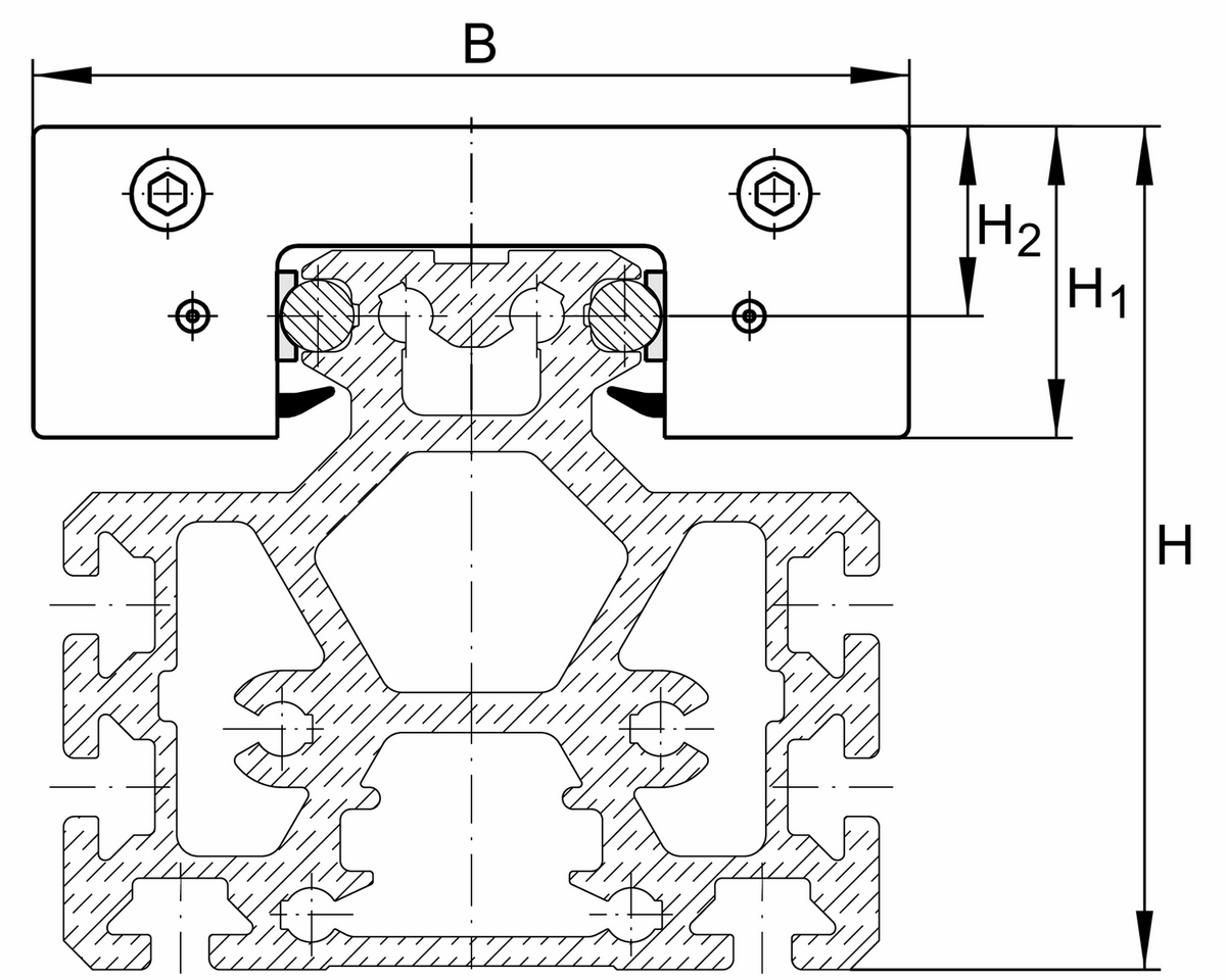 Каретка INA LFKL52-E-SF