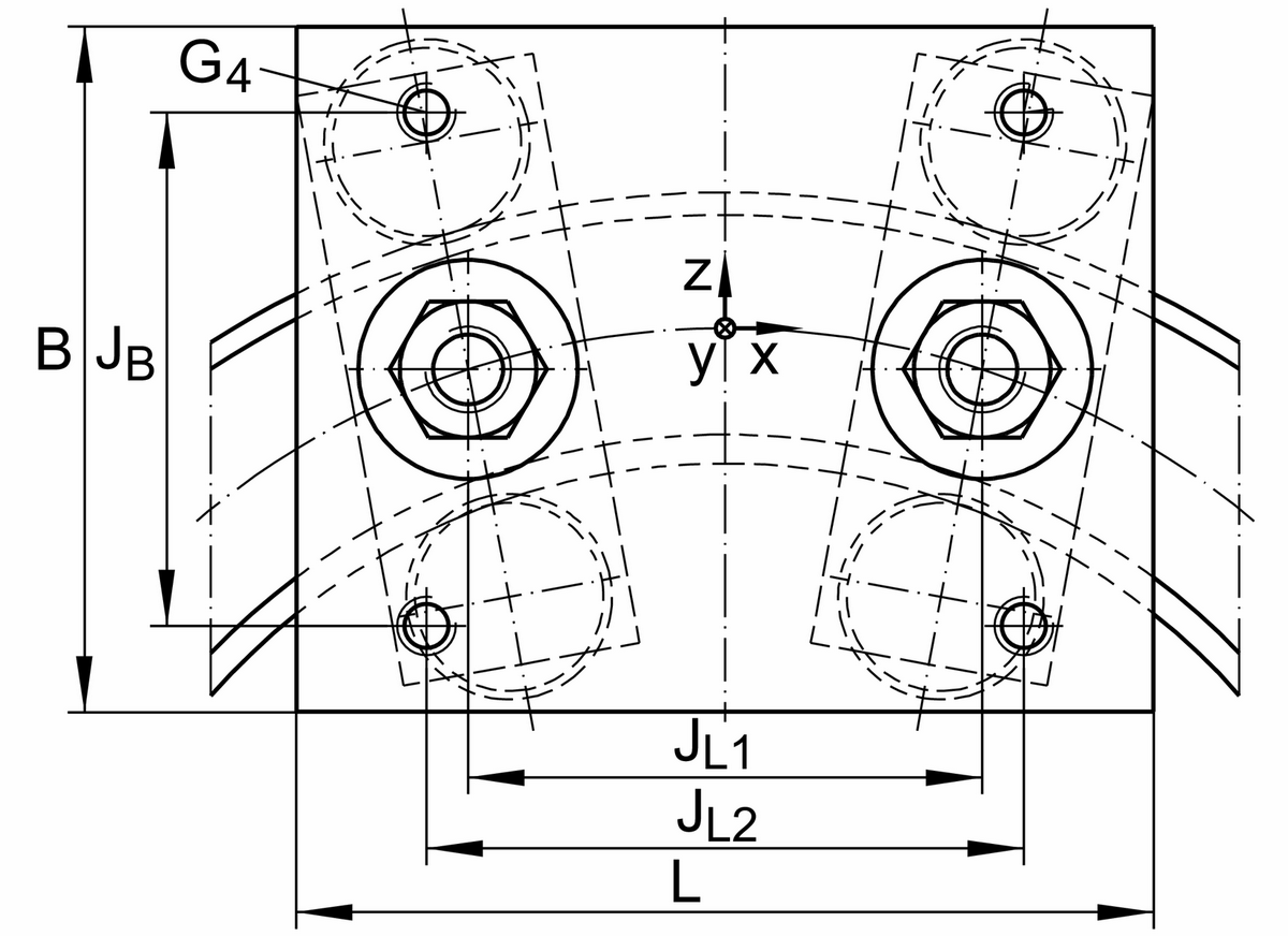 Каретка INA LFDL52-B