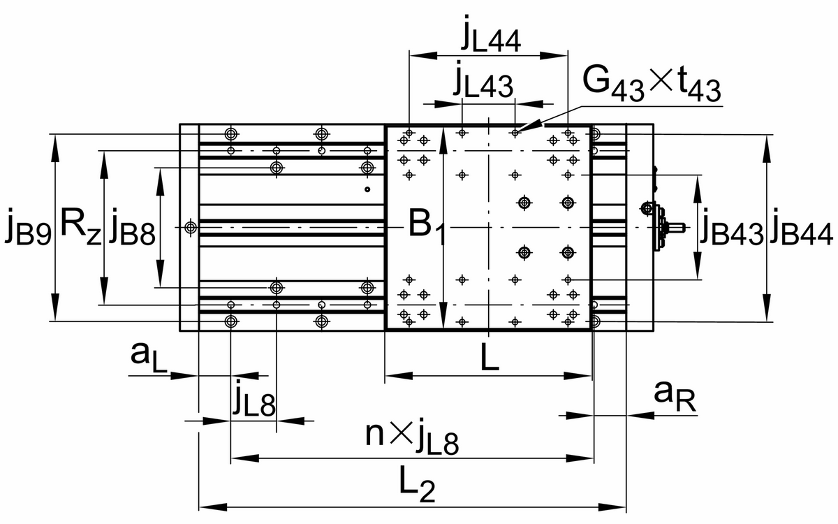 Стол линейного перемещения INA LTP15-185-2010-F-1