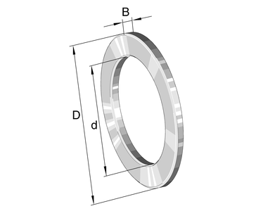Кольцо без центрирования INA LS100135