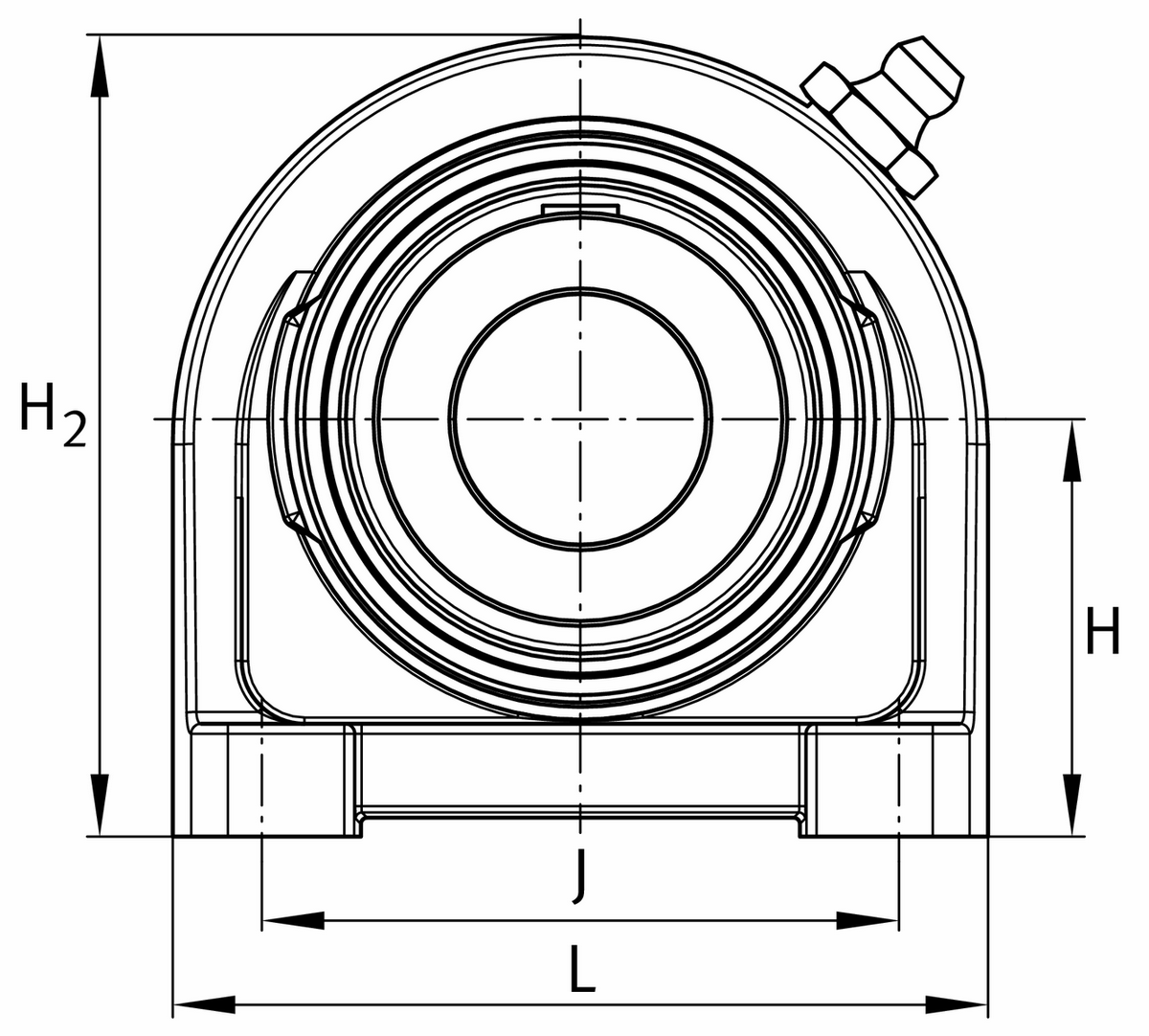 Узел стационарного корпуса LSHE30-XL-N