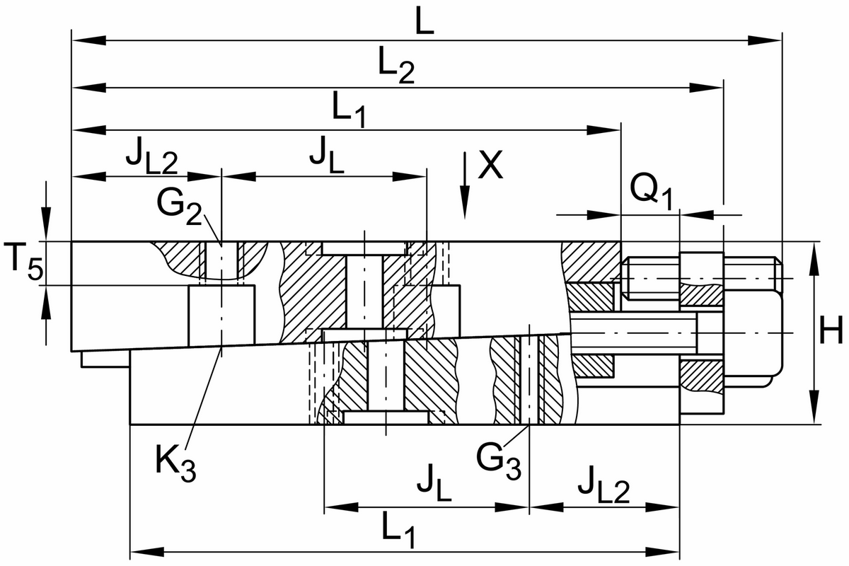 Регулировочный клин INA VUS85280