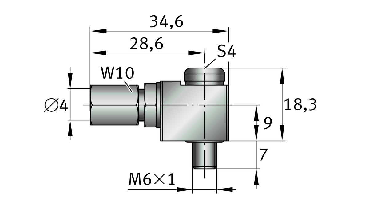 Адаптер смазки INA S61